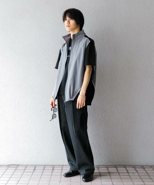 SENSE OF PLACE by URBAN RESEARCH / センスオブプレイス バイ アーバンリサーチ その他アウター | 『セットアップ対応』 ブロックドトラックベスト | 詳細18