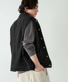 SENSE OF PLACE by URBAN RESEARCH / センスオブプレイス バイ アーバンリサーチ ベスト | 『セットアップ対応』 フラワーデニムベスト