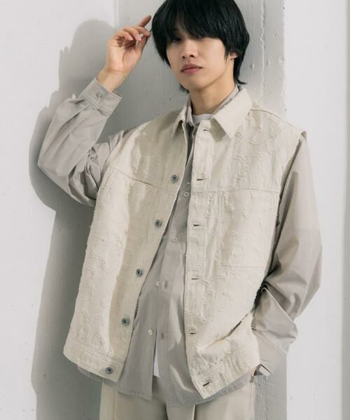 SENSE OF PLACE by URBAN RESEARCH / センスオブプレイス バイ アーバンリサーチ ベスト | 『セットアップ対応』 フラワーデニムベスト | 詳細17