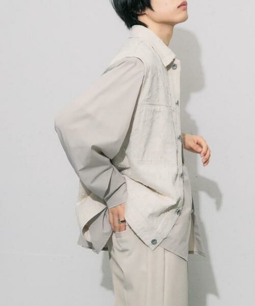 SENSE OF PLACE by URBAN RESEARCH / センスオブプレイス バイ アーバンリサーチ ベスト | 『セットアップ対応』 フラワーデニムベスト | 詳細21