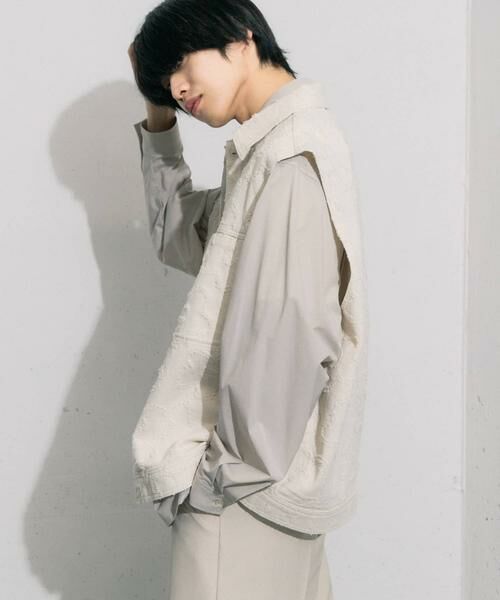 SENSE OF PLACE by URBAN RESEARCH / センスオブプレイス バイ アーバンリサーチ ベスト | 『セットアップ対応』 フラワーデニムベスト | 詳細22