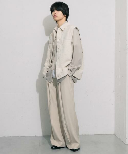 SENSE OF PLACE by URBAN RESEARCH / センスオブプレイス バイ アーバンリサーチ ベスト | 『セットアップ対応』 フラワーデニムベスト | 詳細23