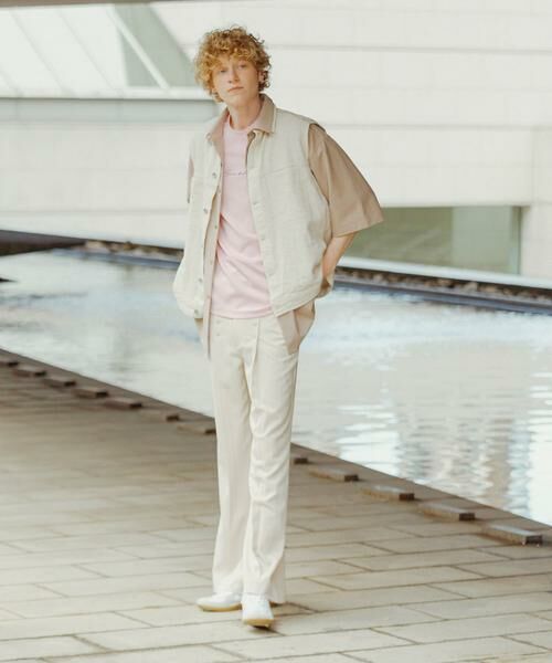 SENSE OF PLACE by URBAN RESEARCH / センスオブプレイス バイ アーバンリサーチ ベスト | 『セットアップ対応』 フラワーデニムベスト | 詳細4