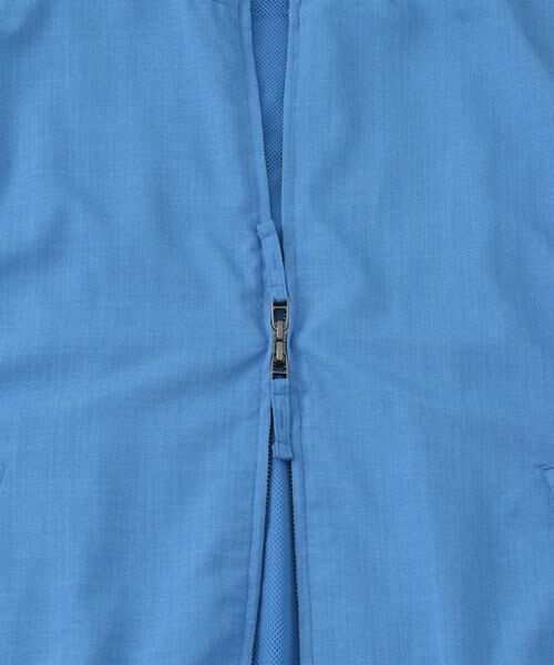 SENSE OF PLACE by URBAN RESEARCH / センスオブプレイス バイ アーバンリサーチ ベスト | 『イージーケア/セットアップ対応』リネンライクスタンドカラーWジップベスト | 詳細10