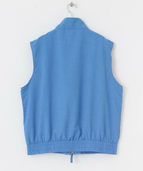 SENSE OF PLACE by URBAN RESEARCH / センスオブプレイス バイ アーバンリサーチ ベスト | 『イージーケア/セットアップ対応』リネンライクスタンドカラーWジップベスト | 詳細11