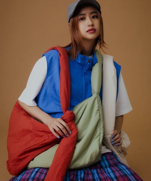 SENSE OF PLACE by URBAN RESEARCH / センスオブプレイス バイ アーバンリサーチ ベスト | 『イージーケア/セットアップ対応』リネンライクスタンドカラーWジップベスト | 詳細6