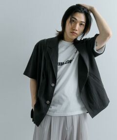 SENSE OF PLACE by URBAN RESEARCH / センスオブプレイス バイ アーバンリサーチ その他アウター | ルーズテーラードジャケット(5分袖)