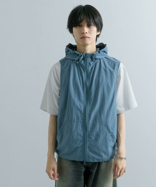 SENSE OF PLACE by URBAN RESEARCH / センスオブプレイス バイ アーバンリサーチ その他アウター | 『セットアップ対応』ナイロンフーデッドトラックベスト | 詳細18