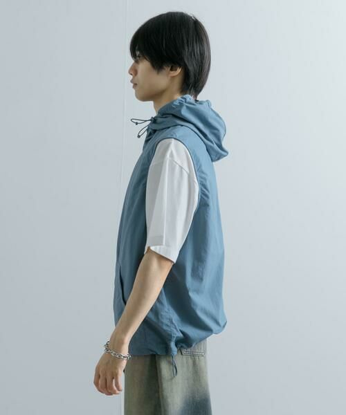 SENSE OF PLACE by URBAN RESEARCH / センスオブプレイス バイ アーバンリサーチ その他アウター | 『セットアップ対応』ナイロンフーデッドトラックベスト | 詳細19