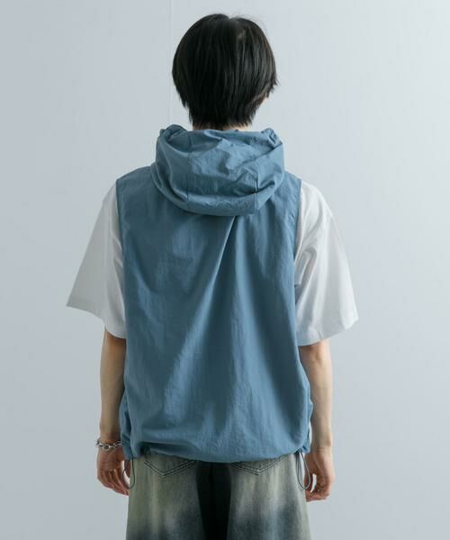 SENSE OF PLACE by URBAN RESEARCH / センスオブプレイス バイ アーバンリサーチ その他アウター | 『セットアップ対応』ナイロンフーデッドトラックベスト | 詳細20