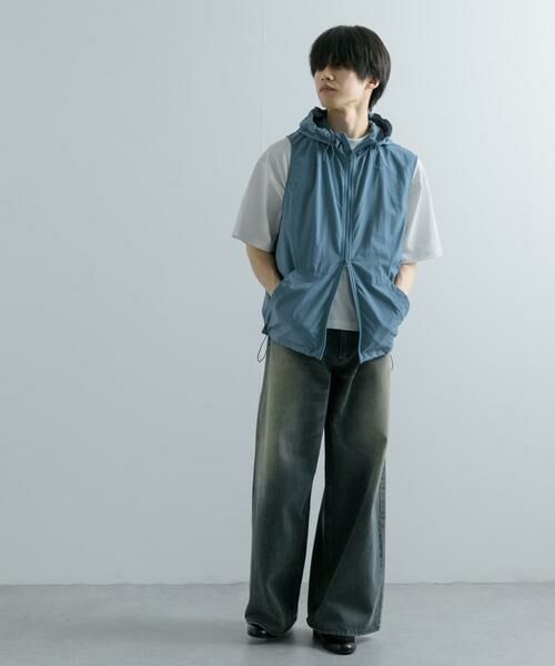 SENSE OF PLACE by URBAN RESEARCH / センスオブプレイス バイ アーバンリサーチ その他アウター | 『セットアップ対応』ナイロンフーデッドトラックベスト | 詳細6