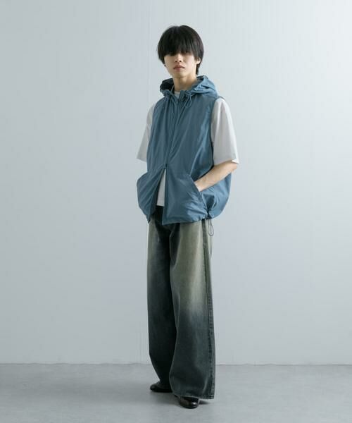 SENSE OF PLACE by URBAN RESEARCH / センスオブプレイス バイ アーバンリサーチ その他アウター | 『セットアップ対応』ナイロンフーデッドトラックベスト | 詳細7