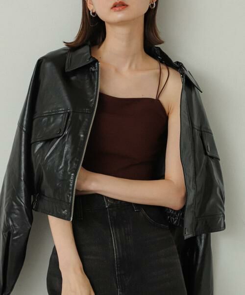 SENSE OF PLACE by URBAN RESEARCH / センスオブプレイス バイ アーバンリサーチ キャミソール・チューブトップ | 『一部WEB限定カラー』『サイズ展開あり』ダブルストラップカップツキキャミソール | 詳細1