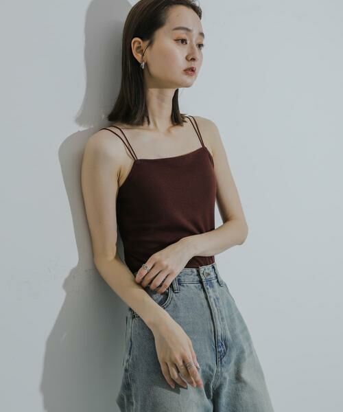 SENSE OF PLACE by URBAN RESEARCH / センスオブプレイス バイ アーバンリサーチ キャミソール・チューブトップ | 『一部WEB限定カラー』『サイズ展開あり』ダブルストラップカップツキキャミソール | 詳細11