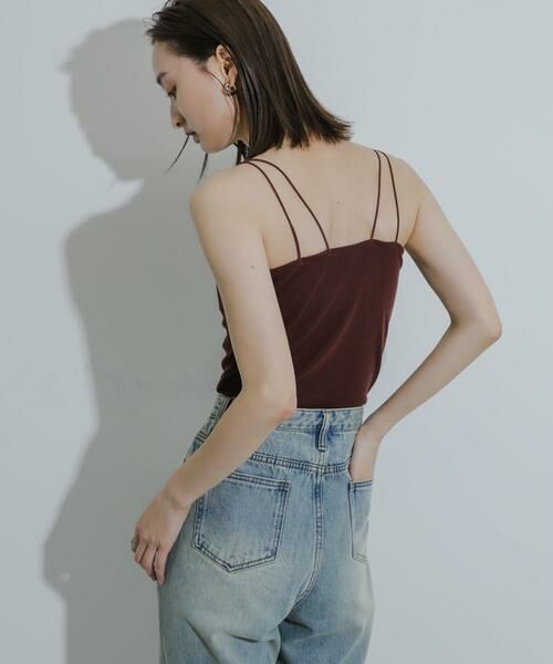 SENSE OF PLACE by URBAN RESEARCH / センスオブプレイス バイ アーバンリサーチ キャミソール・チューブトップ | 『一部WEB限定カラー』『サイズ展開あり』ダブルストラップカップツキキャミソール | 詳細12