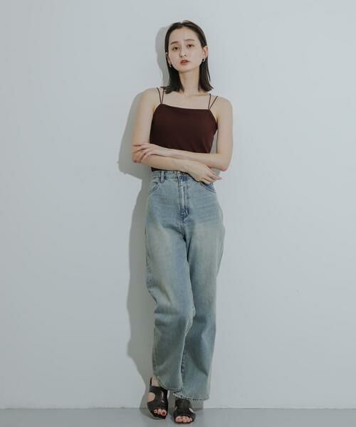 SENSE OF PLACE by URBAN RESEARCH / センスオブプレイス バイ アーバンリサーチ キャミソール・チューブトップ | 『一部WEB限定カラー』『サイズ展開あり』ダブルストラップカップツキキャミソール | 詳細13