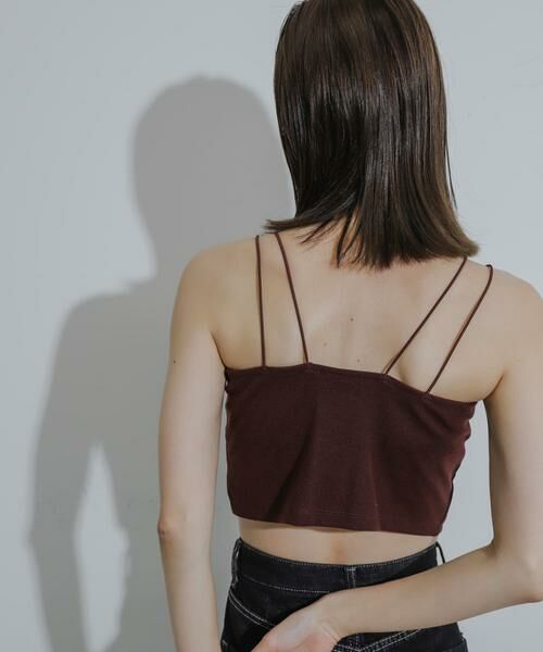 SENSE OF PLACE by URBAN RESEARCH / センスオブプレイス バイ アーバンリサーチ キャミソール・チューブトップ | 『一部WEB限定カラー』『サイズ展開あり』ダブルストラップカップツキキャミソール | 詳細7