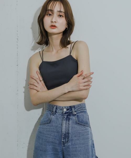 SENSE OF PLACE by URBAN RESEARCH / センスオブプレイス バイ アーバンリサーチ キャミソール・チューブトップ | 『一部WEB限定カラー』『サイズ展開あり』ダブルストラップカップツキキャミソール | 詳細16