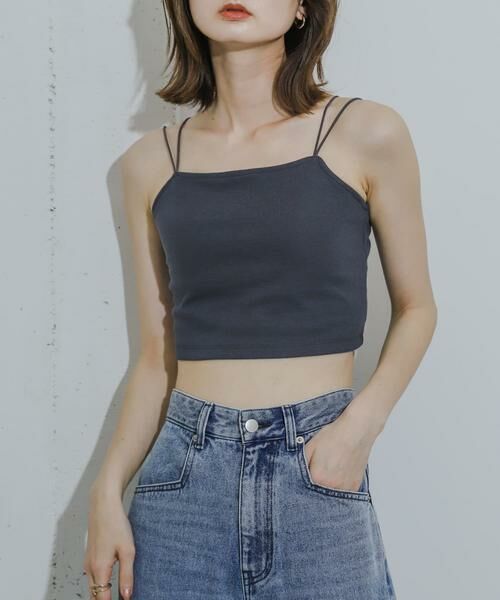 SENSE OF PLACE by URBAN RESEARCH / センスオブプレイス バイ アーバンリサーチ キャミソール・チューブトップ | 『一部WEB限定カラー』『サイズ展開あり』ダブルストラップカップツキキャミソール | 詳細17
