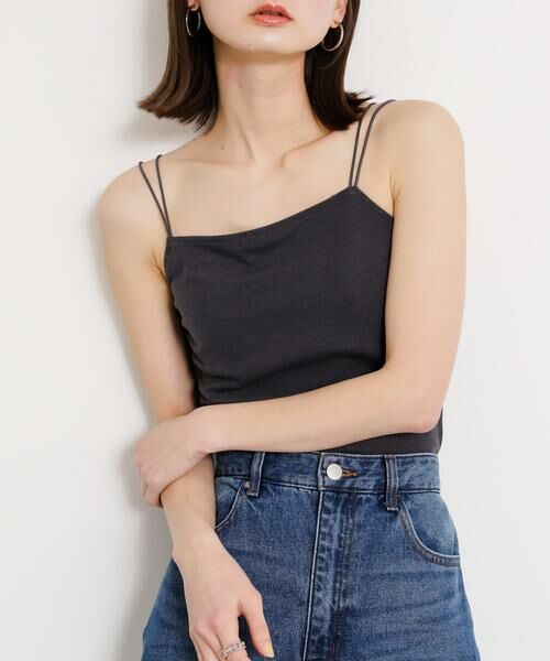 SENSE OF PLACE by URBAN RESEARCH / センスオブプレイス バイ アーバンリサーチ キャミソール・チューブトップ | 『一部WEB限定カラー』『サイズ展開あり』ダブルストラップカップツキキャミソール | 詳細22