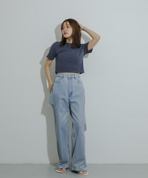 SENSE OF PLACE by URBAN RESEARCH / センスオブプレイス バイ アーバンリサーチ Tシャツ | クロップドTシャツ(半袖) | 詳細4