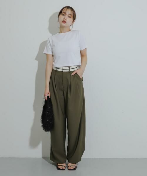 SENSE OF PLACE by URBAN RESEARCH / センスオブプレイス バイ アーバンリサーチ Tシャツ | クロップドTシャツ(半袖) | 詳細27