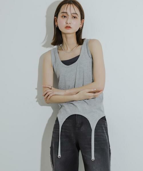 SENSE OF PLACE by URBAN RESEARCH / センスオブプレイス バイ アーバンリサーチ タンクトップ | マルチウェイガータータンクトップ | 詳細8