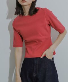 SENSE OF PLACE by URBAN RESEARCH / センスオブプレイス バイ アーバンリサーチ Tシャツ | ウエストリブコンパクトトップ