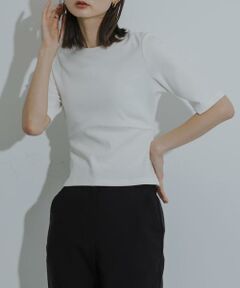 SENSE OF PLACE by URBAN RESEARCH / センスオブプレイス バイ アーバンリサーチ Tシャツ | ウエストリブコンパクトトップ