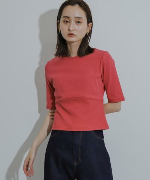 SENSE OF PLACE by URBAN RESEARCH / センスオブプレイス バイ アーバンリサーチ Tシャツ | ウエストリブコンパクトトップ | 詳細1