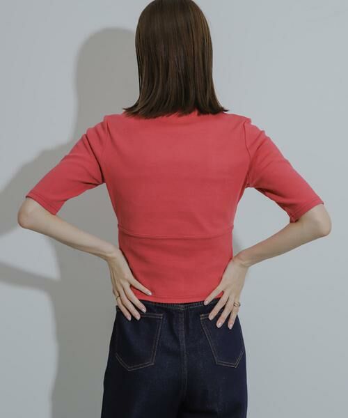 SENSE OF PLACE by URBAN RESEARCH / センスオブプレイス バイ アーバンリサーチ Tシャツ | ウエストリブコンパクトトップ | 詳細4