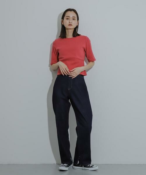 SENSE OF PLACE by URBAN RESEARCH / センスオブプレイス バイ アーバンリサーチ Tシャツ | ウエストリブコンパクトトップ | 詳細5