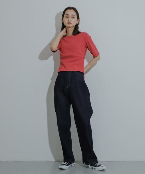 SENSE OF PLACE by URBAN RESEARCH / センスオブプレイス バイ アーバンリサーチ Tシャツ | ウエストリブコンパクトトップ | 詳細6