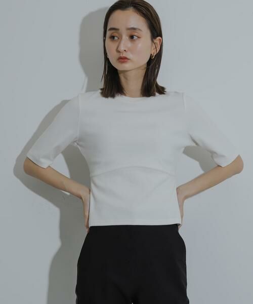 SENSE OF PLACE by URBAN RESEARCH / センスオブプレイス バイ アーバンリサーチ Tシャツ | ウエストリブコンパクトトップ | 詳細13