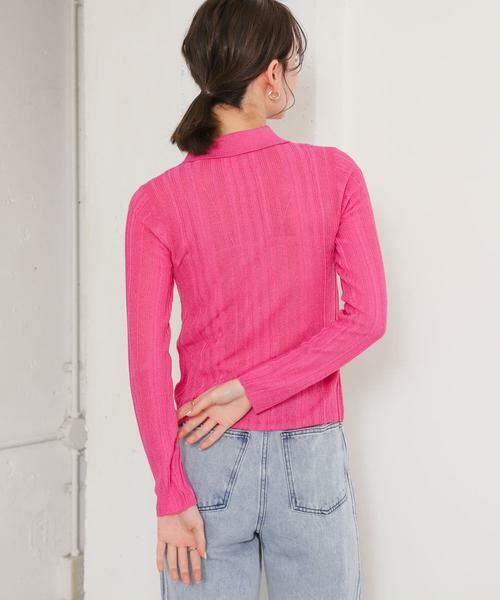 SENSE OF PLACE by URBAN RESEARCH / センスオブプレイス バイ アーバンリサーチ カーディガン・ボレロ | ランダムリブニットカーディガン | 詳細3