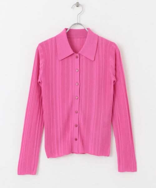 SENSE OF PLACE by URBAN RESEARCH / センスオブプレイス バイ アーバンリサーチ カーディガン・ボレロ | ランダムリブニットカーディガン | 詳細5