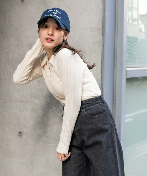 SENSE OF PLACE by URBAN RESEARCH / センスオブプレイス バイ アーバンリサーチ カーディガン・ボレロ | ランダムリブニットカーディガン | 詳細16