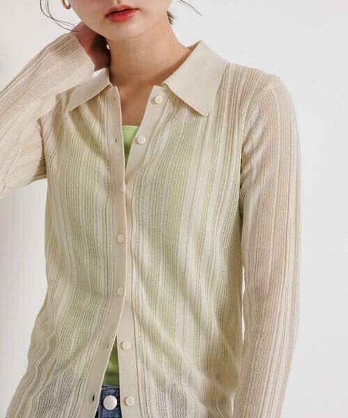 SENSE OF PLACE by URBAN RESEARCH / センスオブプレイス バイ アーバンリサーチ カーディガン・ボレロ | ランダムリブニットカーディガン | 詳細19