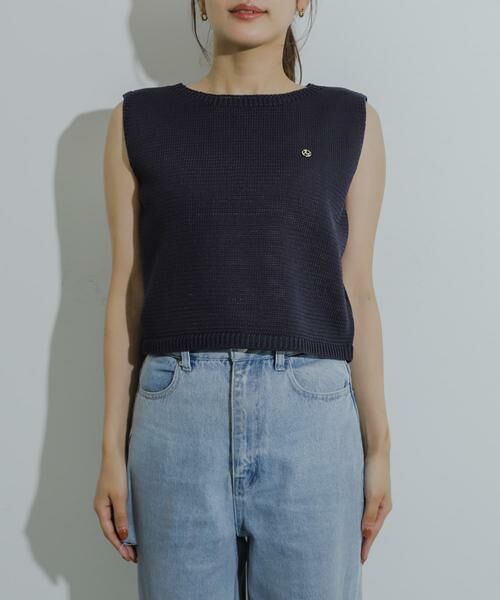 SENSE OF PLACE by URBAN RESEARCH / センスオブプレイス バイ アーバンリサーチ ニット・セーター | リネンタッチクロップドセーター | 詳細9