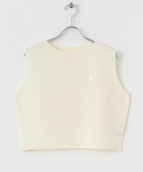 SENSE OF PLACE by URBAN RESEARCH / センスオブプレイス バイ アーバンリサーチ ニット・セーター | リネンタッチクロップドセーター | 詳細1