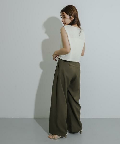 SENSE OF PLACE by URBAN RESEARCH / センスオブプレイス バイ アーバンリサーチ ニット・セーター | リネンタッチクロップドセーター | 詳細11