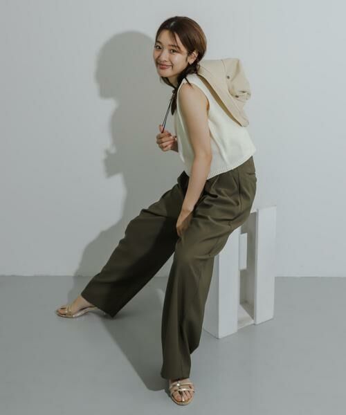 SENSE OF PLACE by URBAN RESEARCH / センスオブプレイス バイ アーバンリサーチ ニット・セーター | リネンタッチクロップドセーター | 詳細5