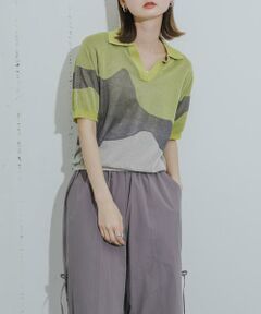 SENSE OF PLACE by URBAN RESEARCH / センスオブプレイス バイ アーバンリサーチ Tシャツ | ニュアンスジャガードシアーセーター