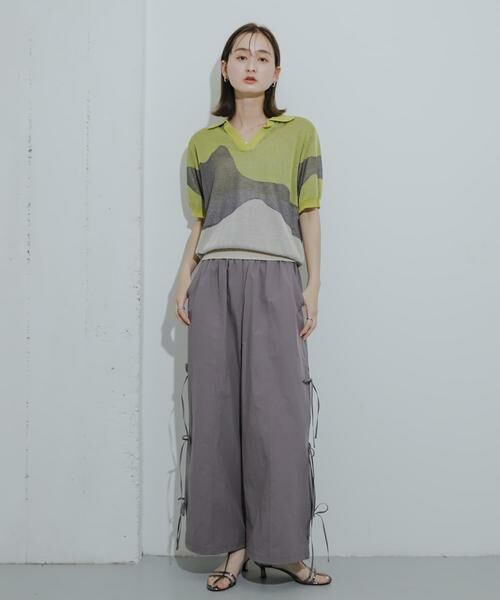 SENSE OF PLACE by URBAN RESEARCH / センスオブプレイス バイ アーバンリサーチ Tシャツ | ニュアンスジャガードシアーセーター | 詳細4