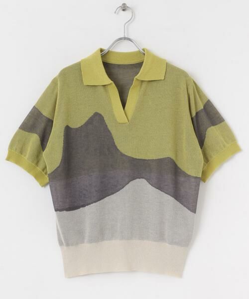 SENSE OF PLACE by URBAN RESEARCH / センスオブプレイス バイ アーバンリサーチ Tシャツ | ニュアンスジャガードシアーセーター | 詳細6