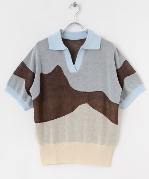 SENSE OF PLACE by URBAN RESEARCH / センスオブプレイス バイ アーバンリサーチ Tシャツ | ニュアンスジャガードシアーセーター | 詳細20