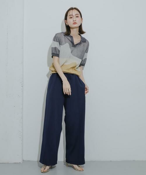 SENSE OF PLACE by URBAN RESEARCH / センスオブプレイス バイ アーバンリサーチ Tシャツ | ニュアンスジャガードシアーセーター | 詳細26