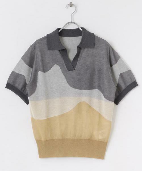 SENSE OF PLACE by URBAN RESEARCH / センスオブプレイス バイ アーバンリサーチ Tシャツ | ニュアンスジャガードシアーセーター | 詳細28