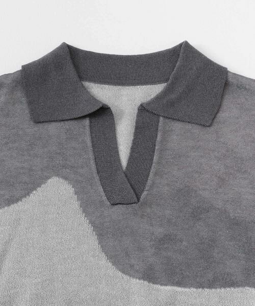 SENSE OF PLACE by URBAN RESEARCH / センスオブプレイス バイ アーバンリサーチ Tシャツ | ニュアンスジャガードシアーセーター | 詳細29