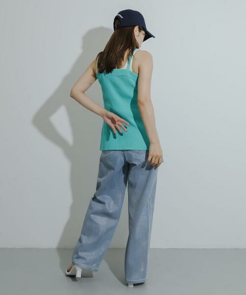 SENSE OF PLACE by URBAN RESEARCH / センスオブプレイス バイ アーバンリサーチ キャミソール・チューブトップ | フロントリボンニットキャミソール | 詳細6